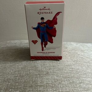 Superman Ornament Box with Red Accents